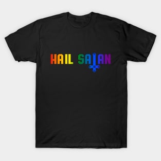 Hail Satan Rainbow | Satanic Pride LGBTQ T-Shirt